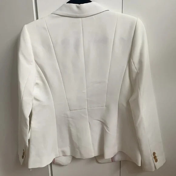 Banana Republic Women's White Blazer Size 4P - Picture 3 of 3
